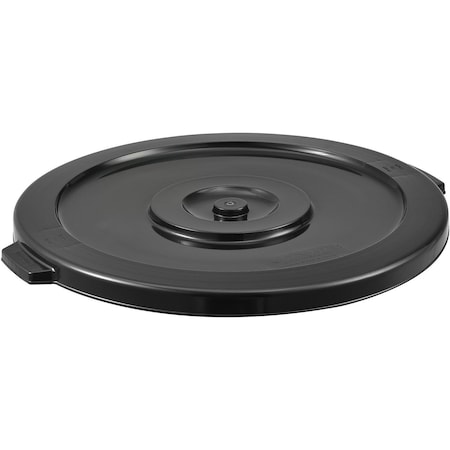 Global Industrial Flat Lid, Black, Plastic 240461BK